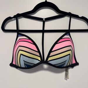 PINK Victoria's Secret Multicolor Bikini Top